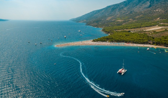 Golden Horn & Brac Island - catamaran tour from Split ( Croatia )